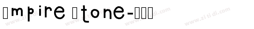 Empire Stone字体转换